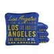 preview thumbnail 1 of 2, Los Angeles Football Royal Blue Dual Sided Cornhole Bags