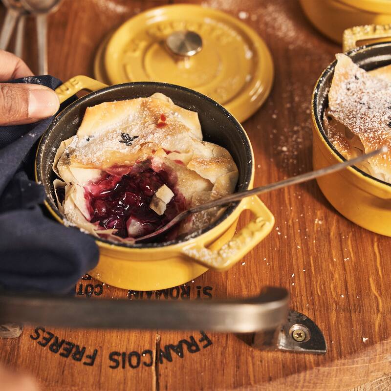 STAUB Cast Iron 0.25-qt Mini Round Cocotte