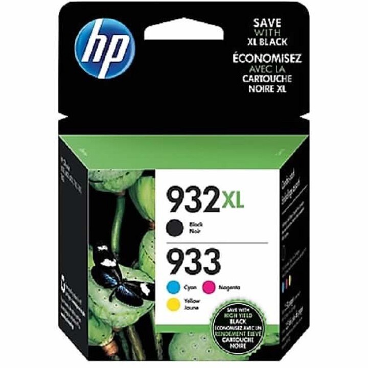 Hp 932xl 933 High Yield Black And Standard C M Y Color Ink N9h62fn Overstock 22647795