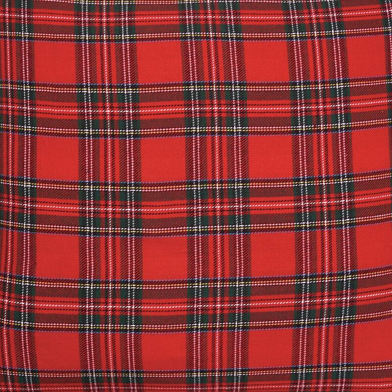 Arlington Plaid 20 x 20 Decorative Accent Throw Pillow