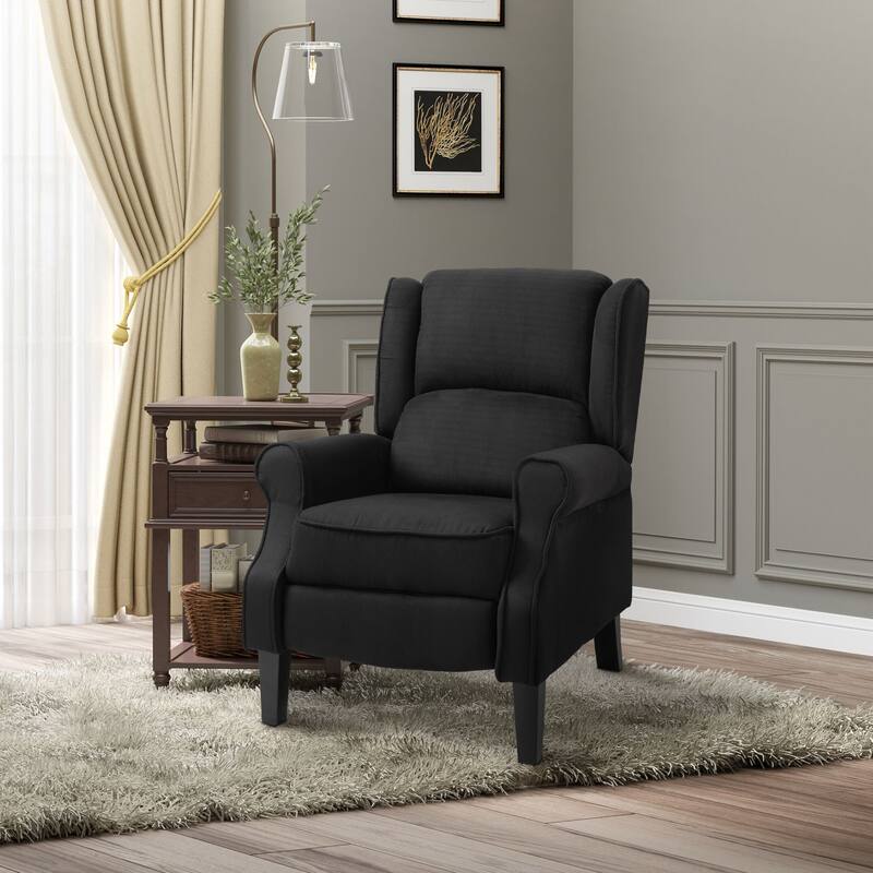 Wingback Heated Vibrating Massage Chair with Remote Controller