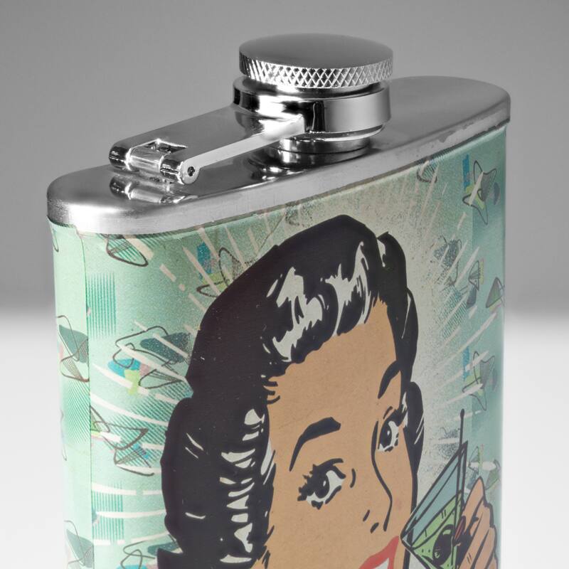 Mother's Little Helper Stainless Steel 8 oz Liquor Flask