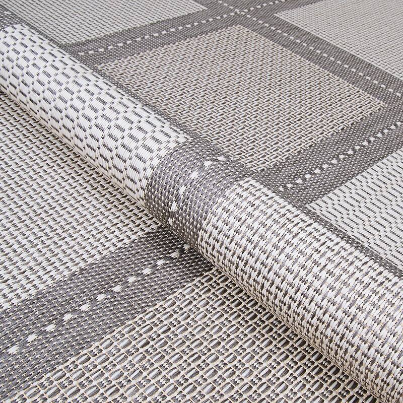Dream Decor Rugs Pergola Checkers Indoor Outdoor Area Rug