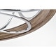 preview thumbnail 17 of 18, Ofelia 24-inch Chrome and Faux Wood 6 Lights 3 Blades Lighted Ceiling Fan with Remote