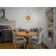 preview thumbnail 6 of 18, Interior Decor Starburst Crystal Chandelier 8-lights Firework Globe Pendant Lamp - W20"xH20"