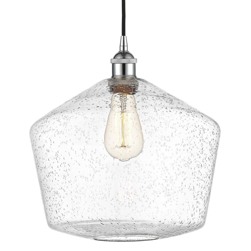 Innovations Lighting 616-1P-14-12 Cindyrella Pendant Cindyrella 12" - Polished Chrome / Seedy