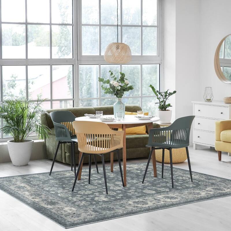 Luxe Weavers Oriental Floral Area Rug, Stain-Resistant Carpet