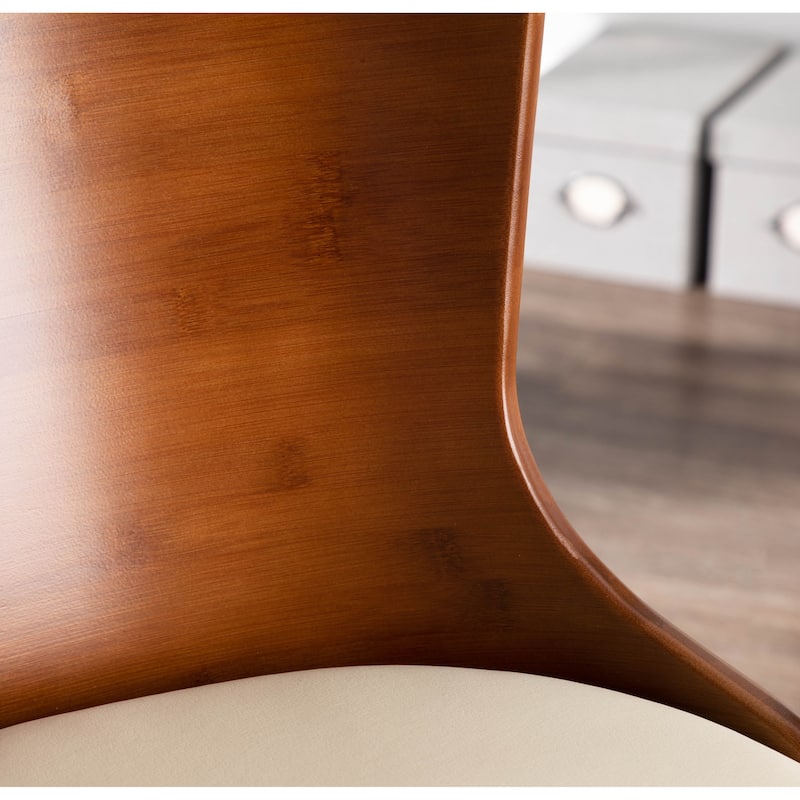 Carson Carrington Valsbo Walnut/Faux Leather Chair
