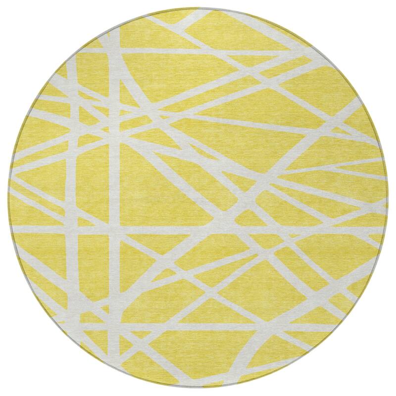 HomeRoots Geometric Transitional Rectangle Outdoor Rug