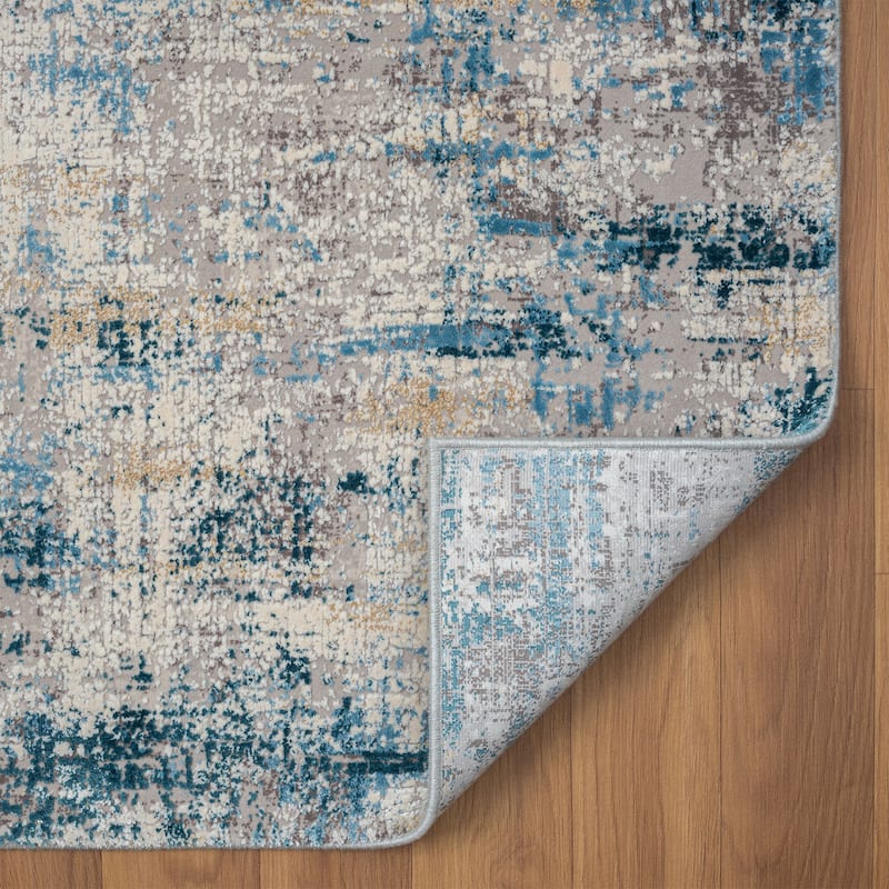 Dacak Abstract Area Rug By HomeRoots - 2' x 3'