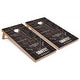 preview thumbnail 1 of 4, Solid Wood Cornhole Boards - Drinking Game Design Premium 2x4 (24" x 48") - Include ALL Accessories