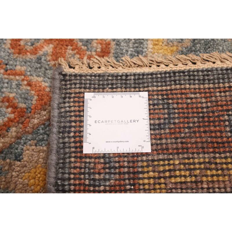 ECARPETGALLERY Hand-knotted Jules Serapi Dark Blue Wool Rug - 7'11 x 9'9