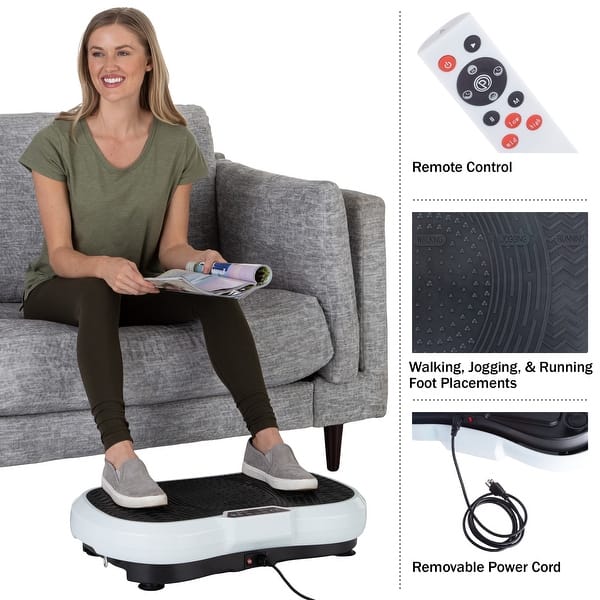 massager appliances vibration plate Lifepro Waver Mini Vibration Plate, Black main image 1