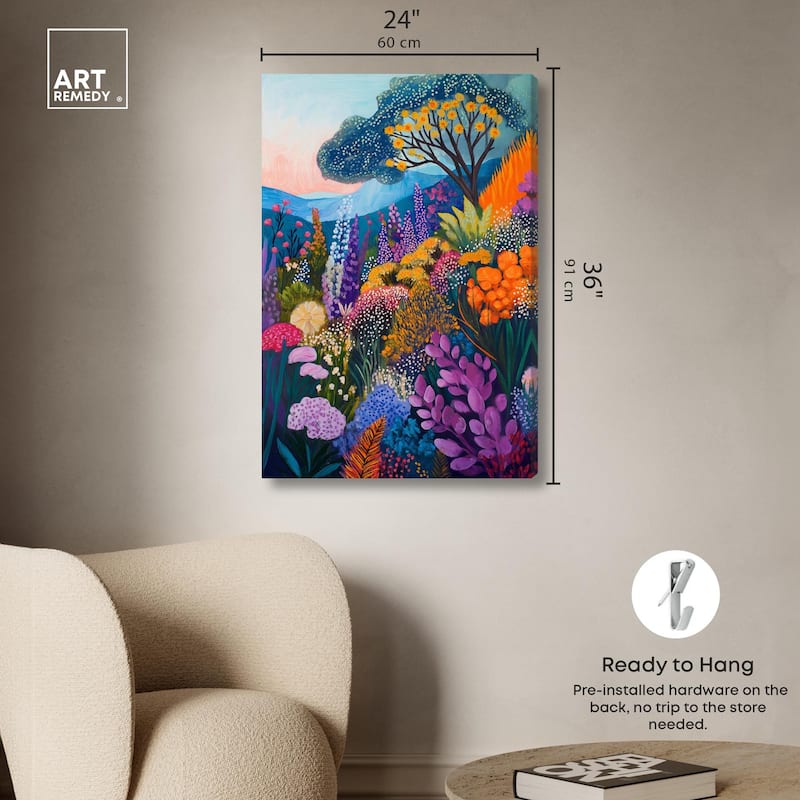Solara's Bloom Canvas by Art Remedy, Gallery Wrapped