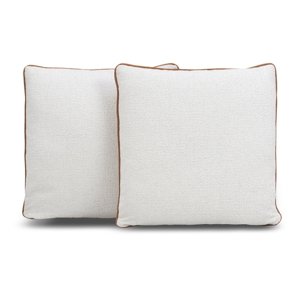 Poly and Bark Dobla Leather Throw Pillow