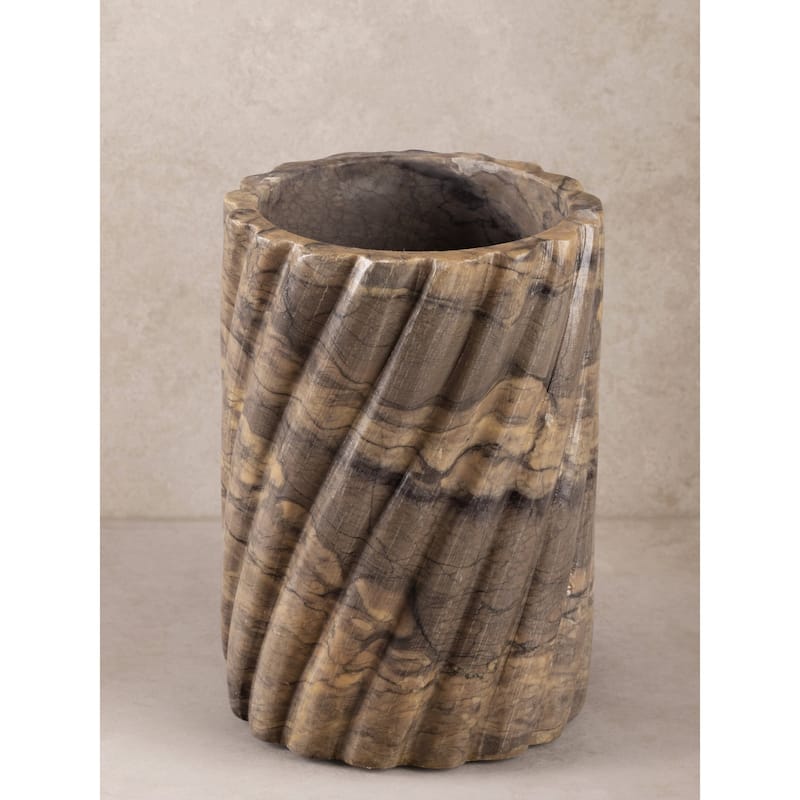 Taraz Brown Onyx Wine Chiller - Large - Large