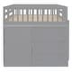 preview thumbnail 43 of 48, White Full Bunk Bed with 4 Drawers & 3 Shelves - Perfect for Families