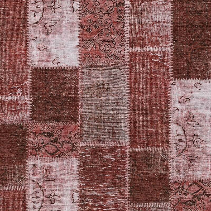 HomeRoots Patchwork Traditional Rectangle Outdoor Rug