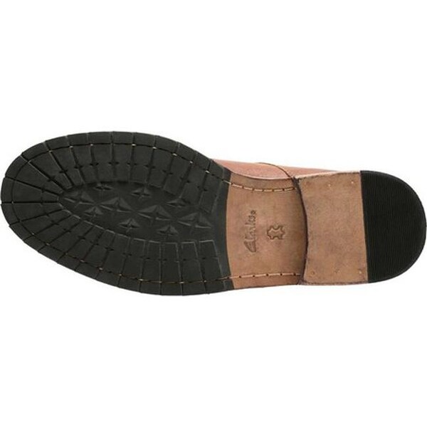 clarkdale bud dark tan leather