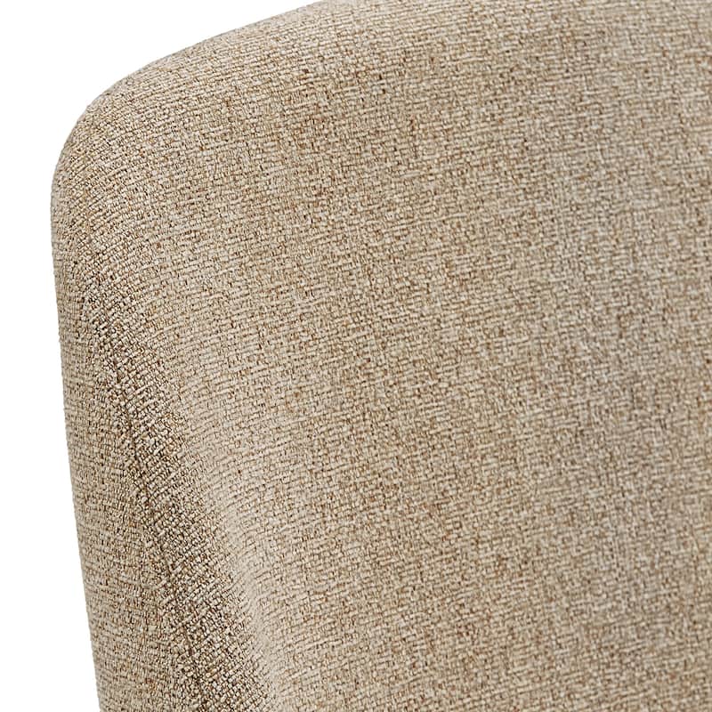 Rondo Upholstered Side Chairs with Walnut Legs (Set of 2) by iNSPIRE Q Modern