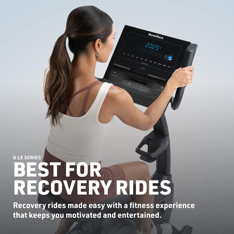 NordicTrack G LE Upright Bike for More Comfortable Recovery Workouts