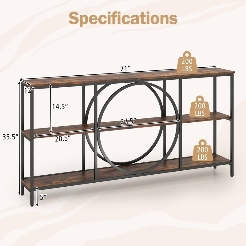Gymax Jewelry Wood Cabinet Armoire Storage Box Chest St& Organizer
