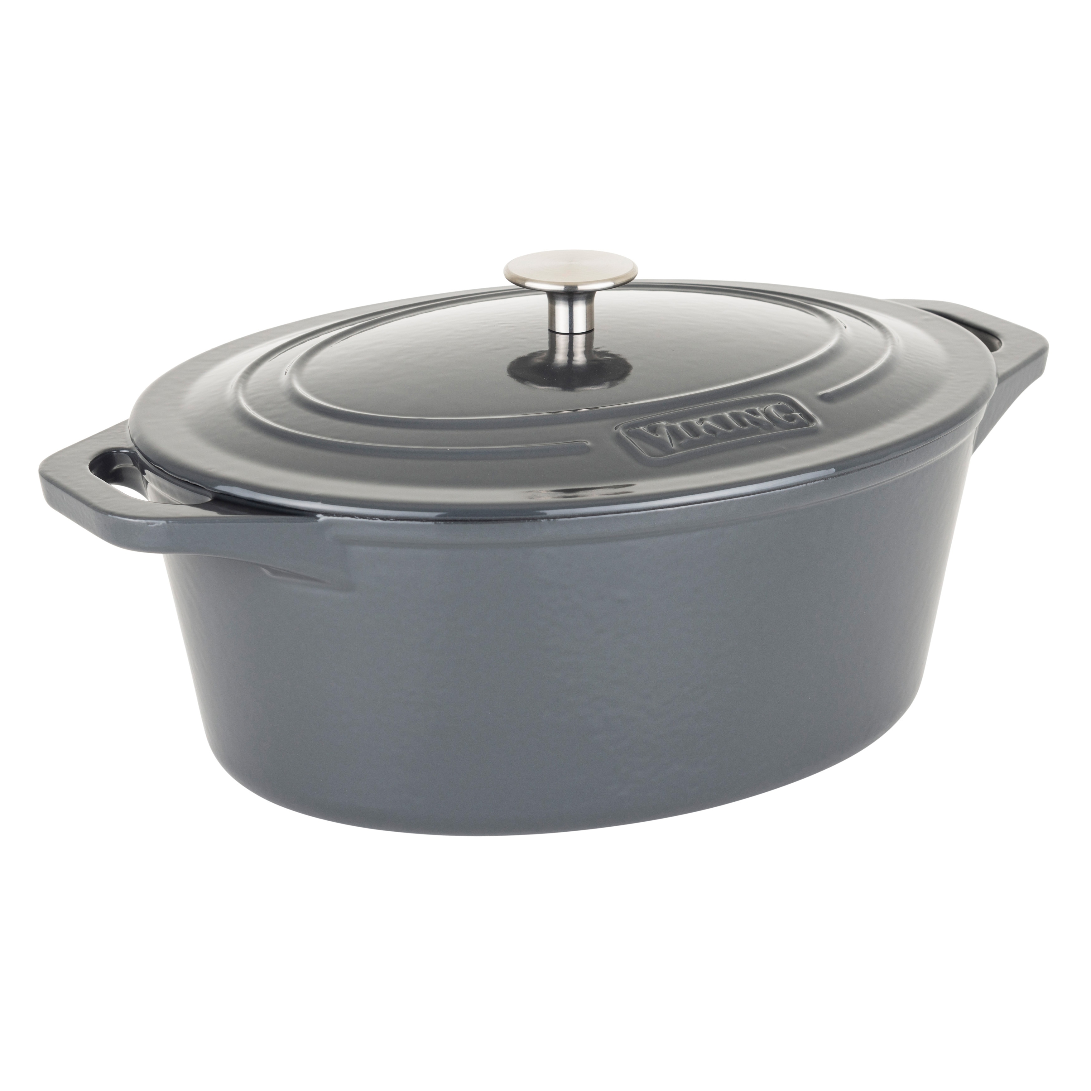 https://ak1.ostkcdn.com/images/products/is/images/direct/fe69e8965c9630f9997a1c6bfd1b7695715a05a8/Viking-Cast-Iron-7-Quart-Oval-Roaster-Gray.jpg