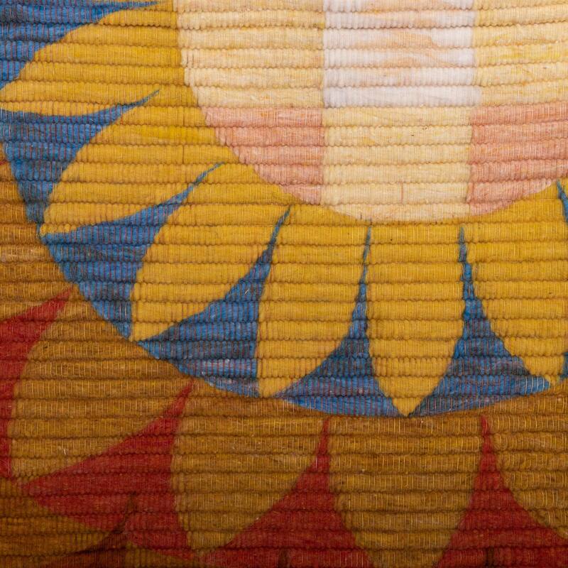Novica Handmade Solar Flares Wool Tapestry