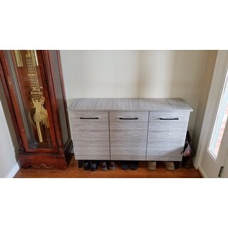 Emlyn Mid Century Modern Wood Cabinet by Christopher Knight Home