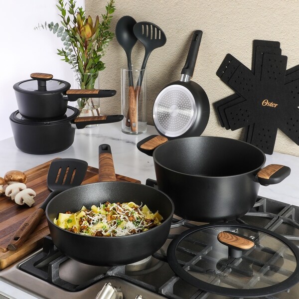 Oster Platinum Oxburg 14 Piece Forged Aluminum PFA Free Non-toxic