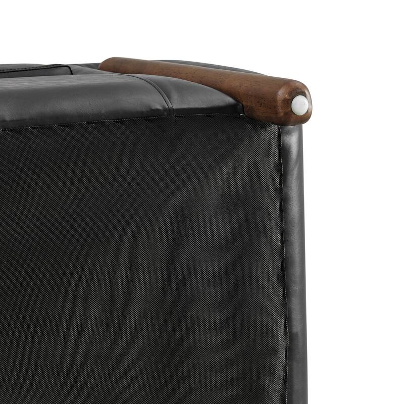 NPD Furniture Cordelia Faux Leather Accent Arm Chair