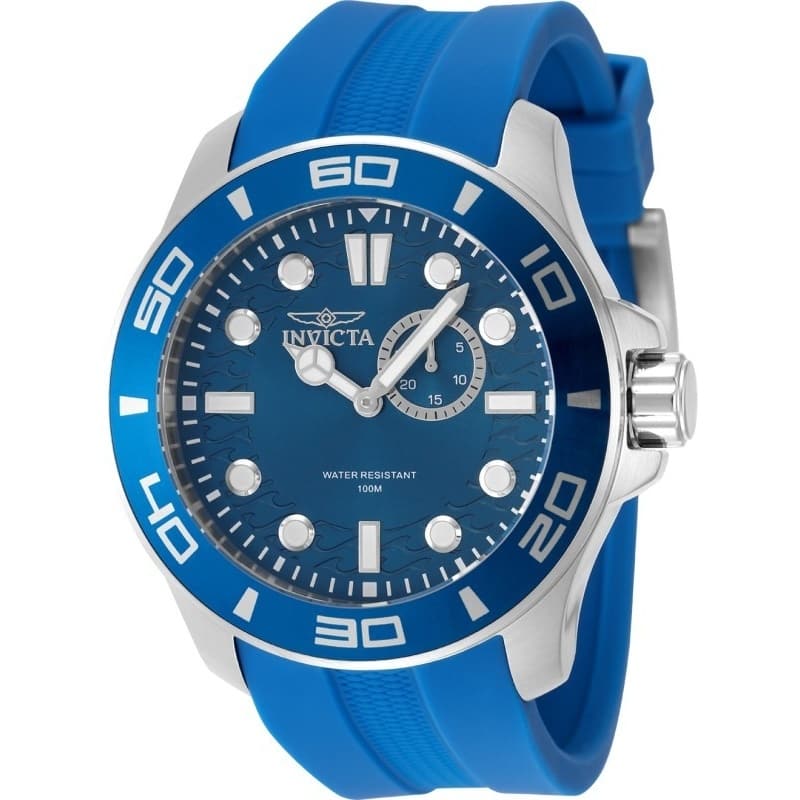Invicta Men's 49271 Pro Diver Quartz VD72 Blue Dial Watch