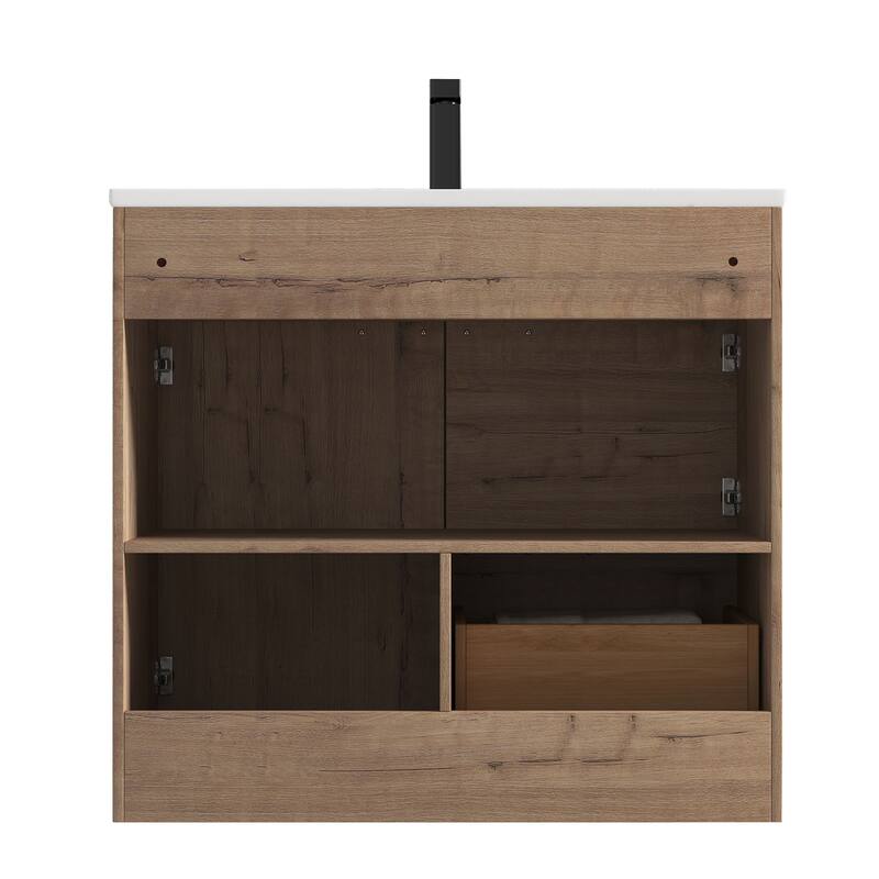 Blossom Hanover 36 Inch Bathroom Vanity with Topmount Ceramic Sink