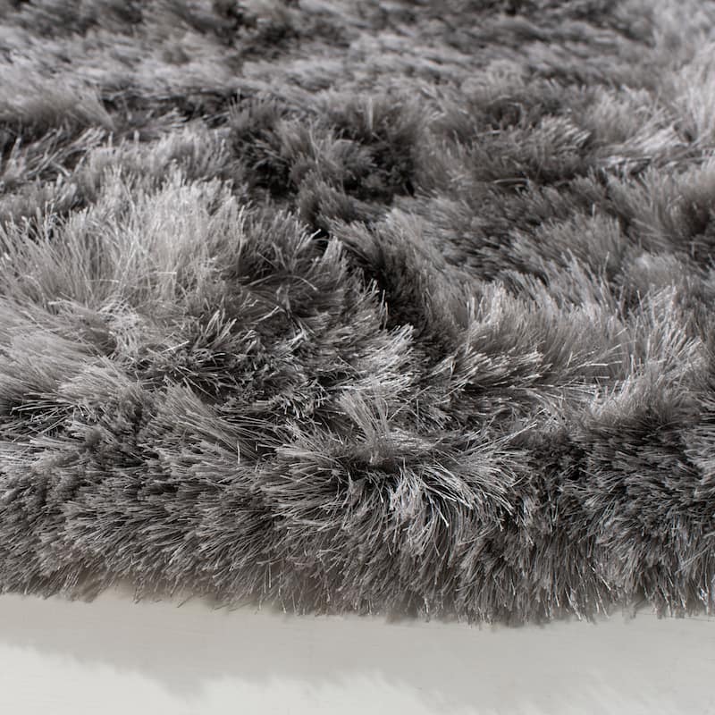 SAFAVIEH Handmade Ocean Shag Lyse Glam 2.5-inch Thick Rug