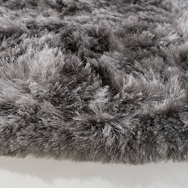 SAFAVIEH Handmade Ocean Shag Lyse Glam 2.5-inch Thick Rug