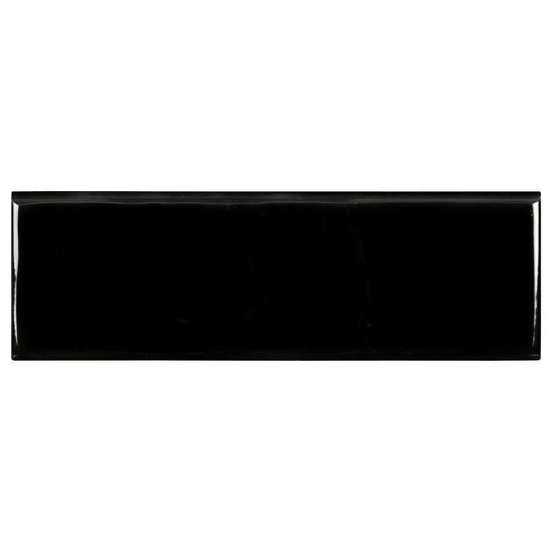 Ackland AKNPTMET4X12G-BN Metrola 12" x 4" Glossy Ceramic Grout or - Carbon