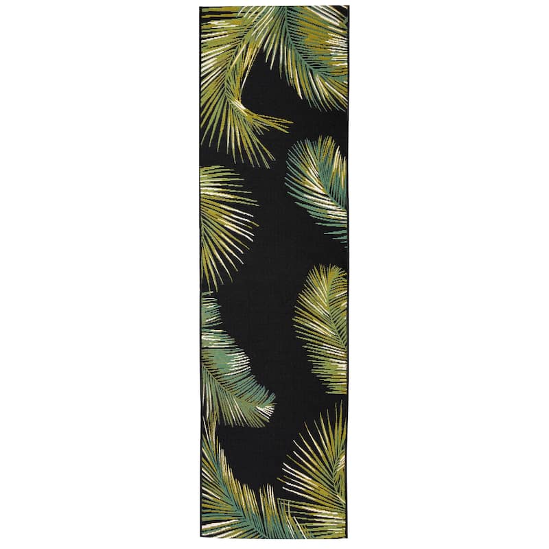 Liora Manne Marina Palm Border Indoor/Outdoor Rug