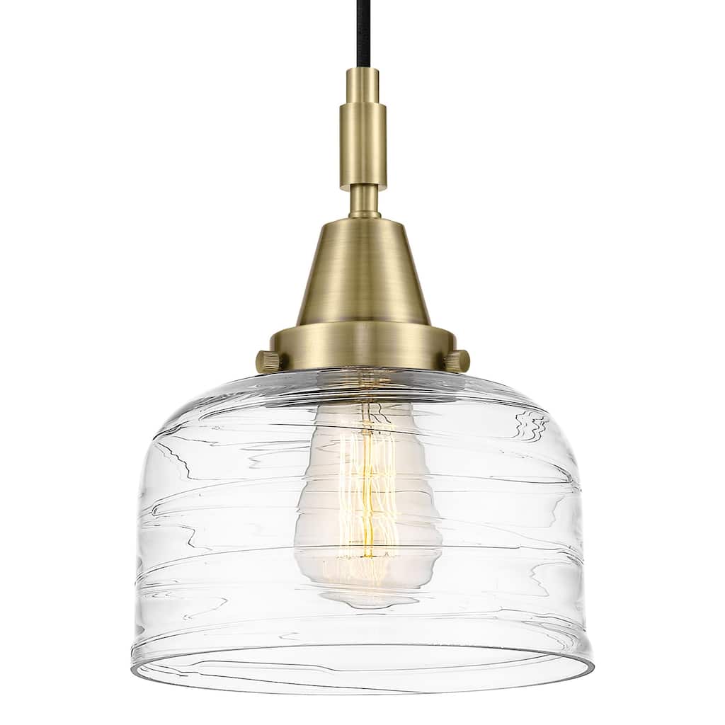 Innovations Lighting 447-1P-G713 Bell 8" Wide Mini Pendant with Clear
