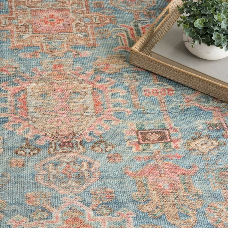Nourison Vintage Washables Indoor only Persian Area Rug