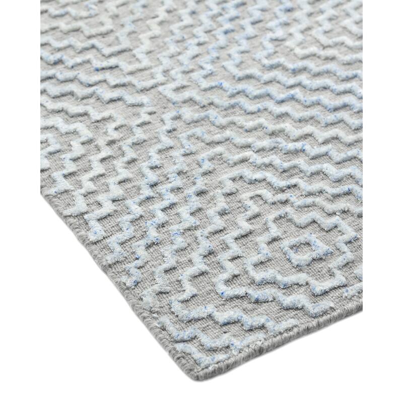 Overton Handmade Modern Contemporary Geometric Area Rug