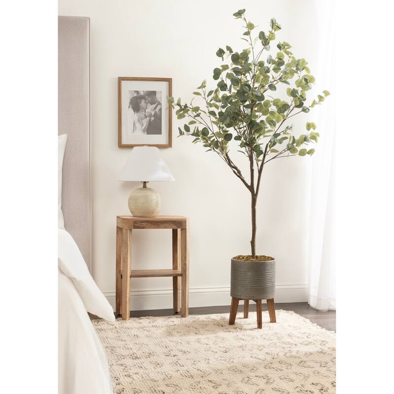 Kate and Laurel Eudora Faux Eucalyptus Tree