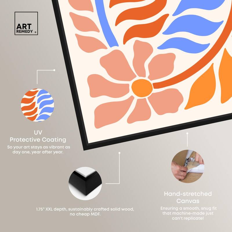 Floral Vine II Canvas by Art Remedy