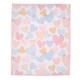 preview thumbnail 3 of 6, Bedtime Originals Rainbow Hearts Pink/Purple 3-Piece Baby Crib Bedding Set