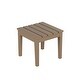 preview thumbnail 34 of 55, Shoreside 18" Modern Poly Eco-Friendly All Weather Side Table Weathered Wood