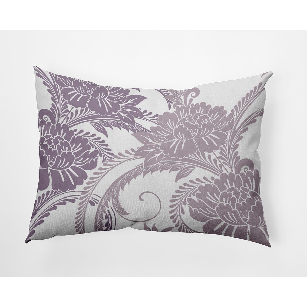 Flower Flourish Indoor/Outdoor Throw Pillow