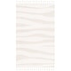 preview thumbnail 9 of 8, SAFAVIEH Hand-Knotted Casablanca Sophio Tribal Stripe Wool Rug 4' x 6' - Ivory/Beige - Rectangle