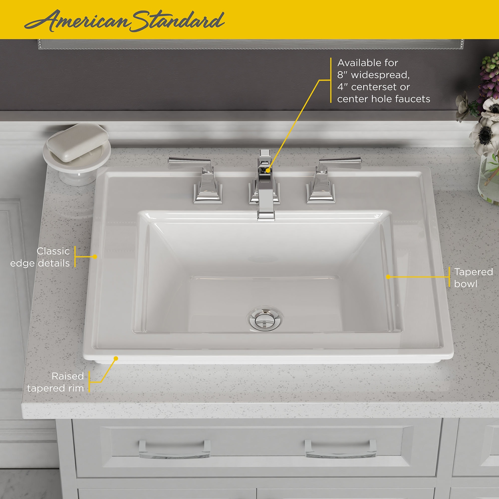American Standard 1203 008 Town Square S 24 Rectangular American Standard 1203 008 Town Square S 24 Rectangular
