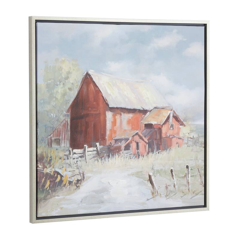 Multi Polystone Modern Farmhouse Framed Wall Art Bed Bath & Beyond 34358266