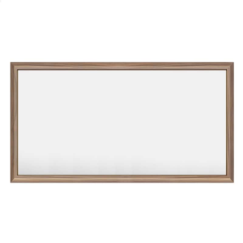 Beveled Metal Rectangle Framed Bathroom Vanity Tempered Glass Mirrors