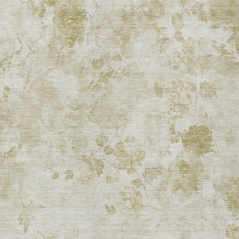 HomeRoots Floral Transitional Rectangle Outdoor Rug